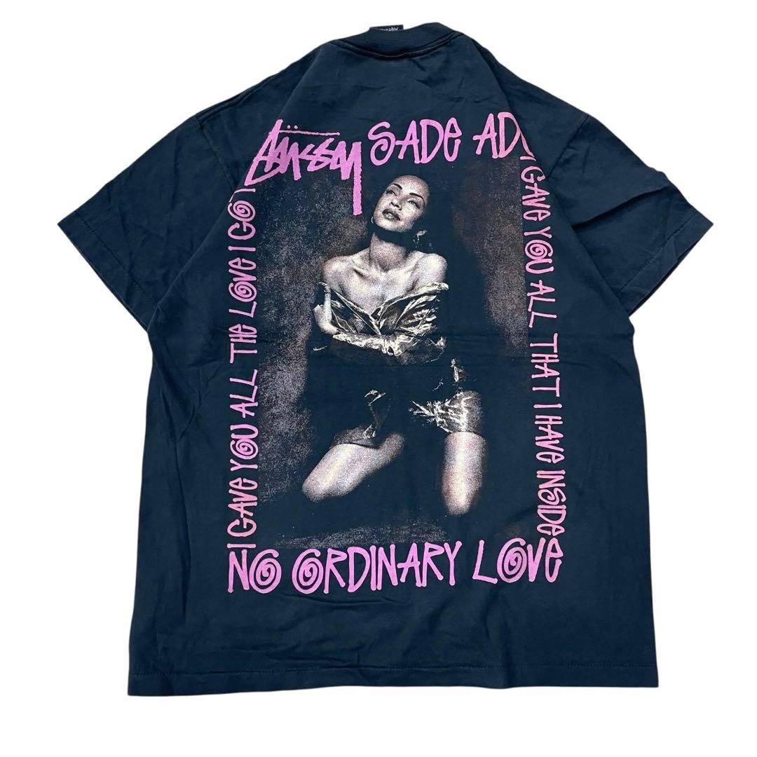 STUSSY ステューシー Tシャツ SADE シャーデー ブラック L