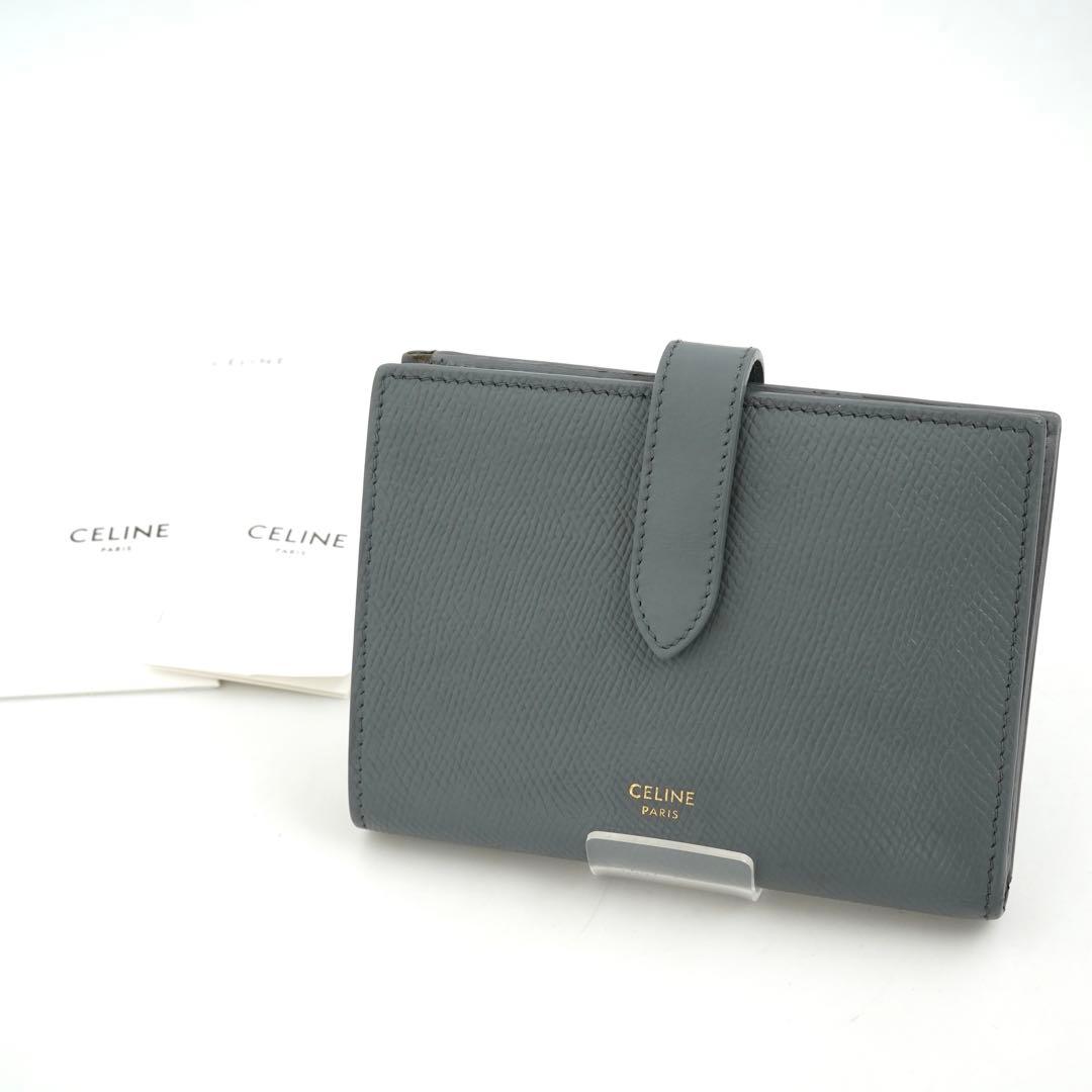 ✨新品未使用✨　CELINE ミニ財布　ストラップウォレット　ミディアム