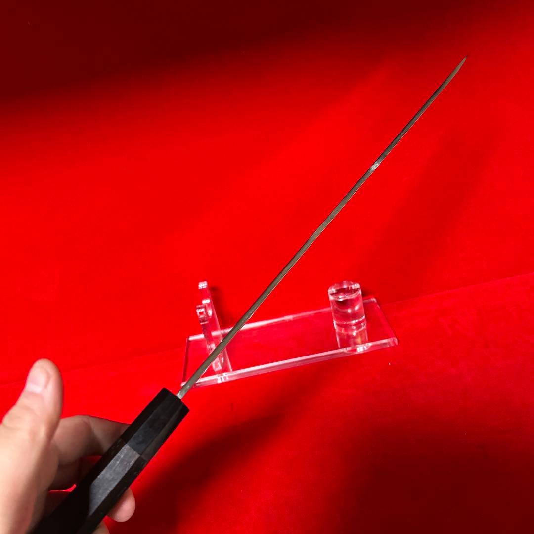 包丁　フグ引　刺身包丁　鏡面仕上げ　切味抜群　箱付　未使用品