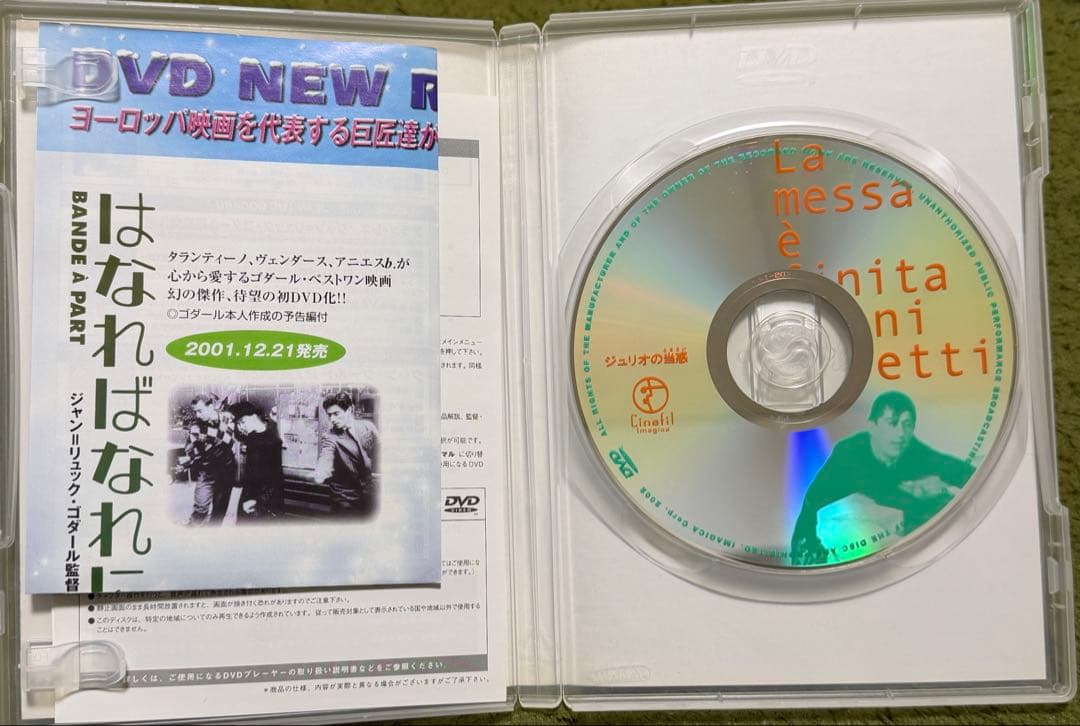 ナンニ・モレッティ監督作品　ジュリオの当惑（とまどい）DVD