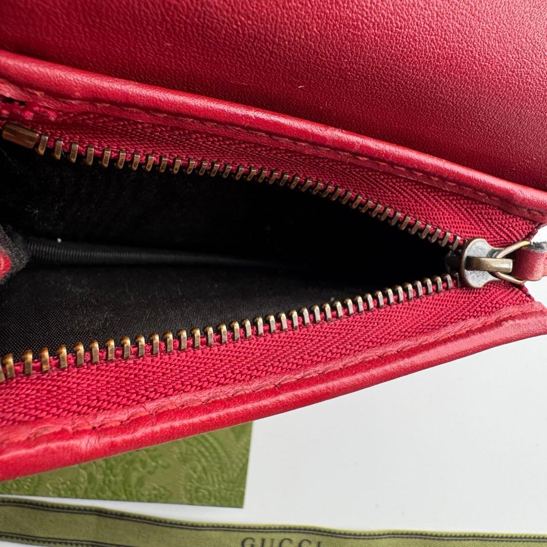 【限定価格】 GUCCI グッチ さくらんぼ2つ折り 財布 コンパクト チェリー