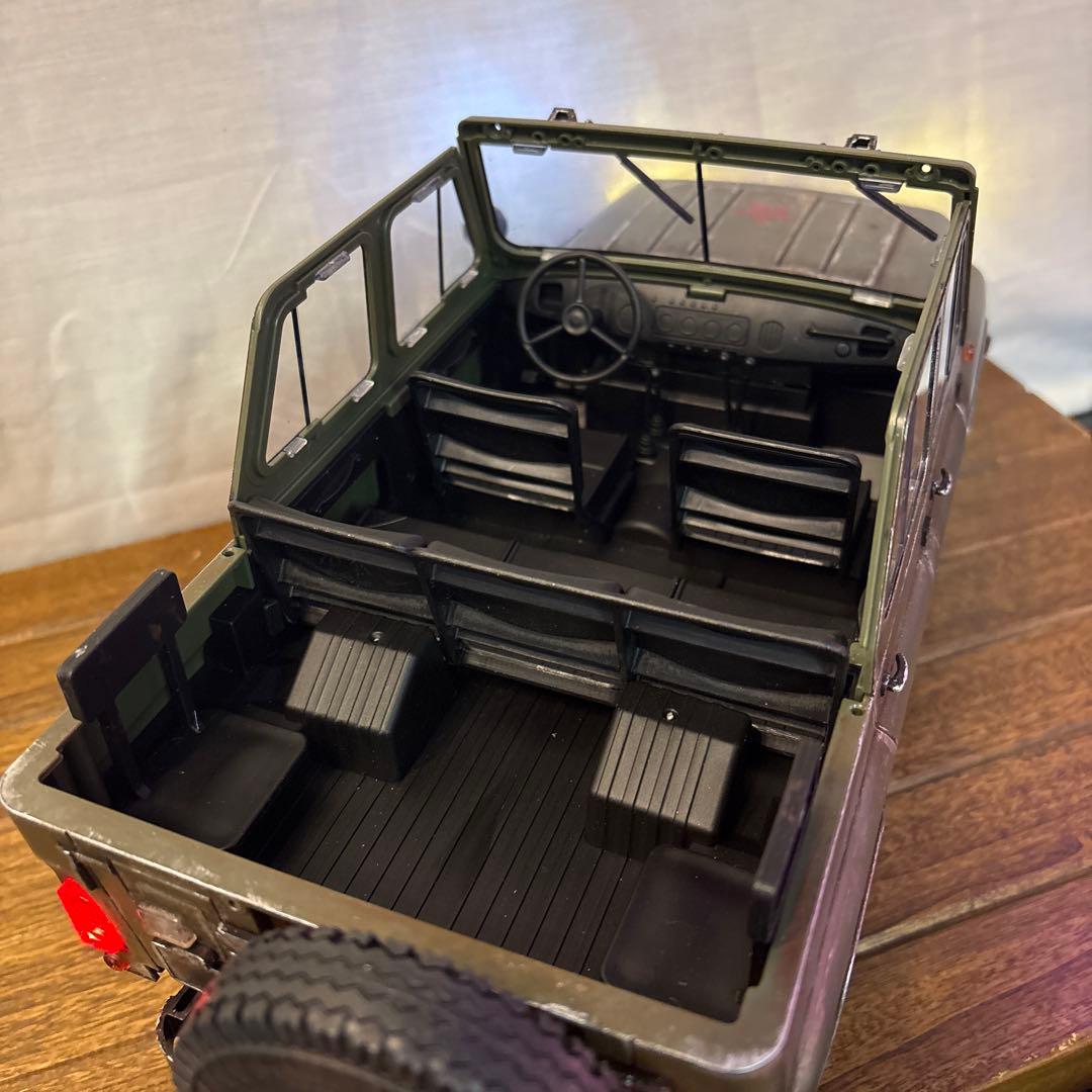 WPL C94 UAZ-469 カスタム ウェザリング塗装 LEDライト組込み