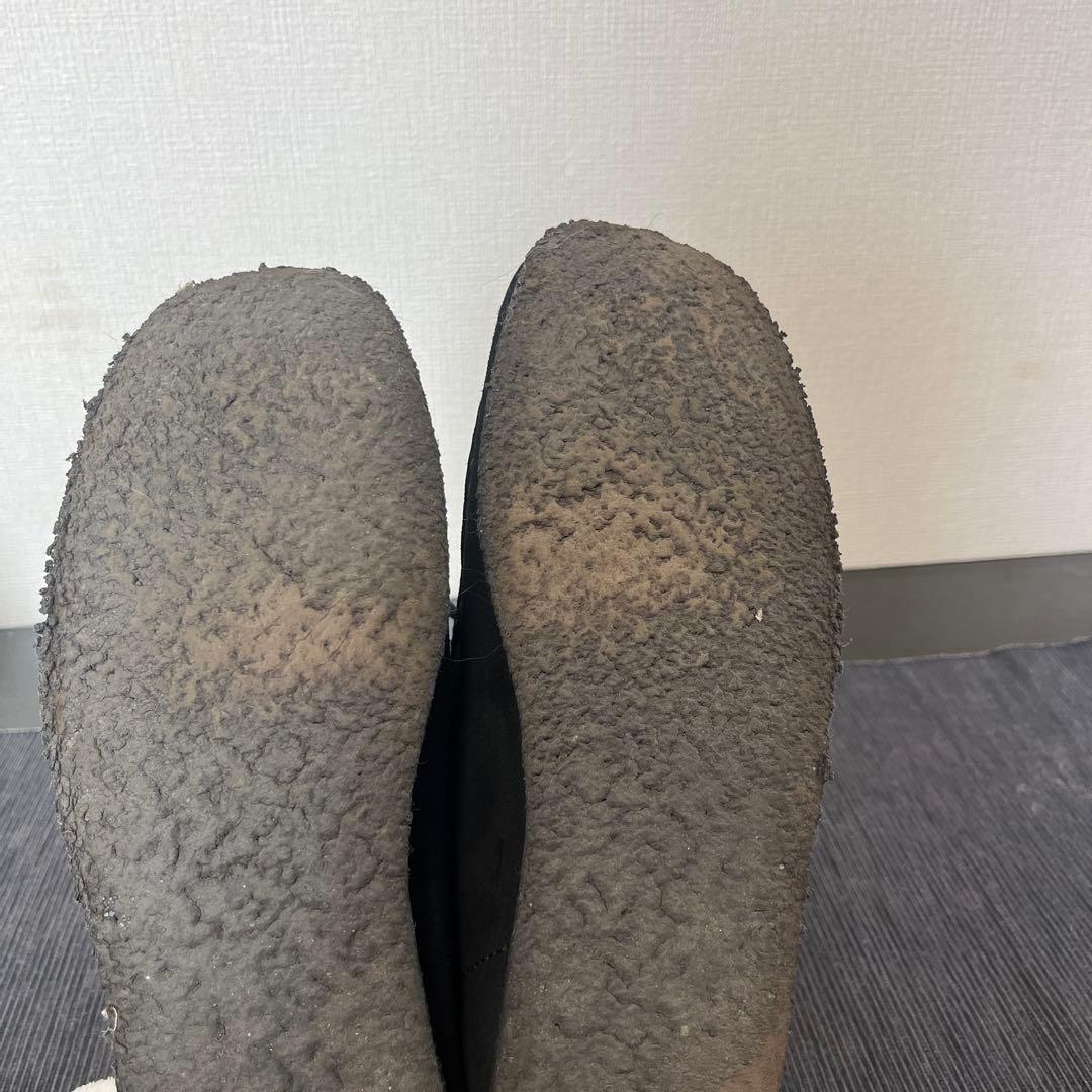定番モデル！　クラークス ワラビー ブラック スエード 26.5cm
