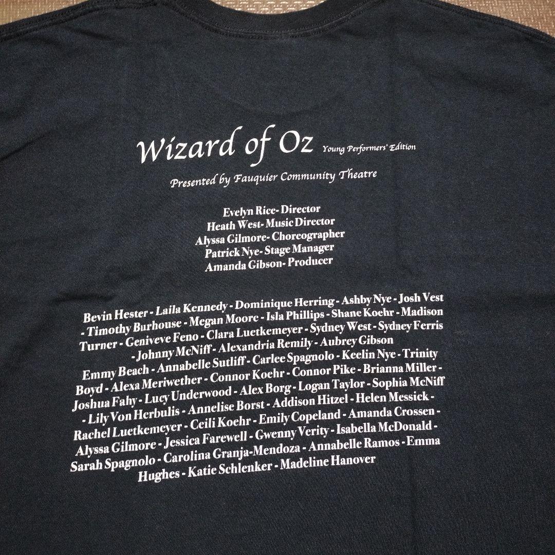 古着　オズの魔法使い　と　フルーツオブザルーム　のTシャツ