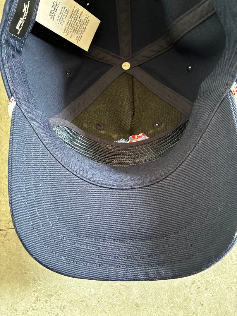 RLX Ralph Lauren ネイビーキャップ