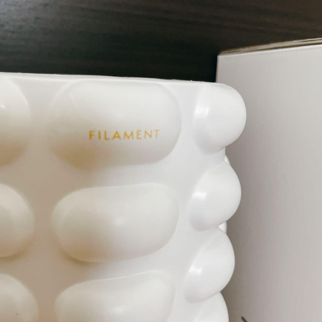 美品◎FILAMENT FIL ROLLER ホワイト 筋膜ローラー