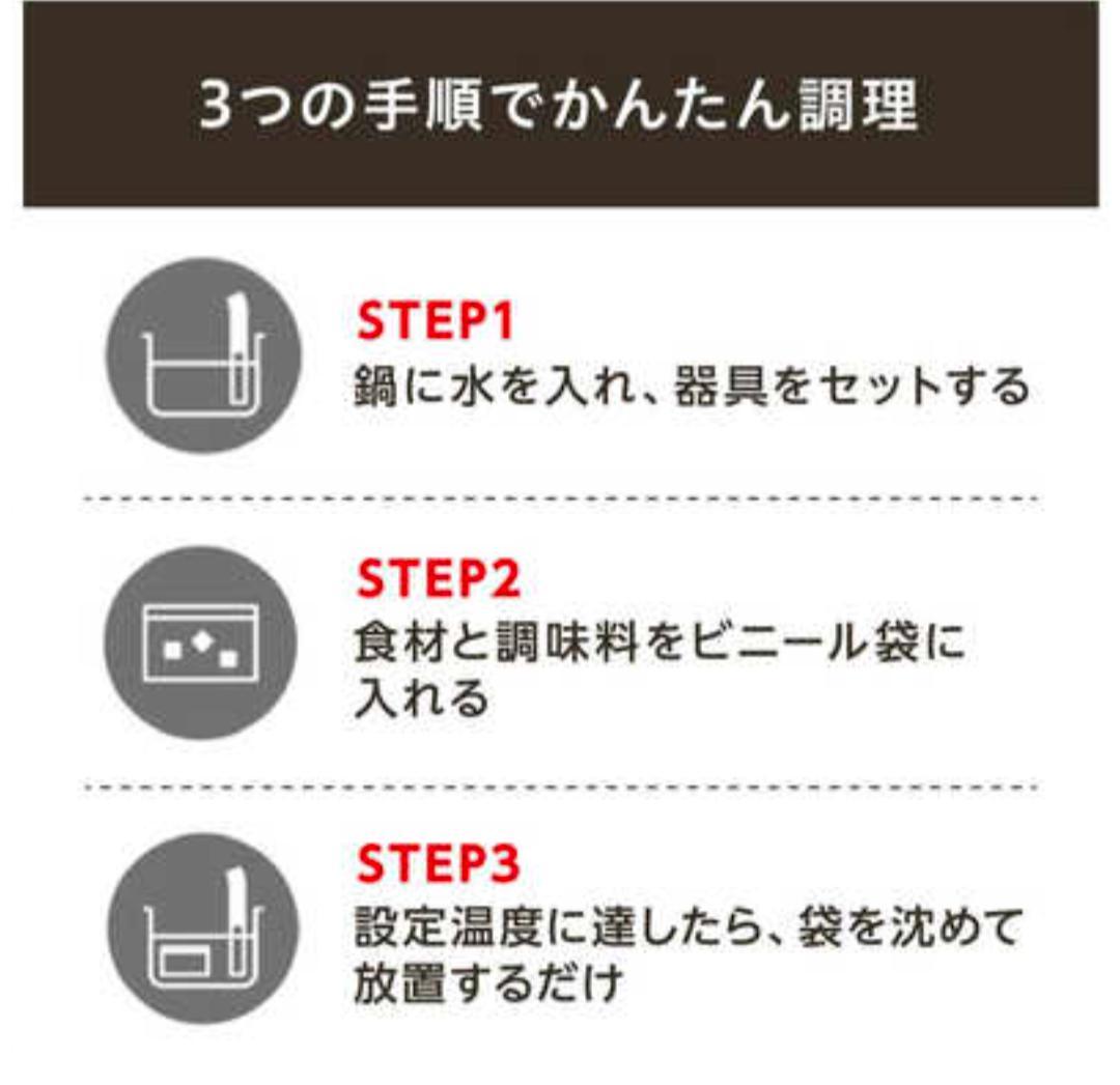 低温調理器 LTC-02-W ホワイト1箱　アイリスオーヤマ
