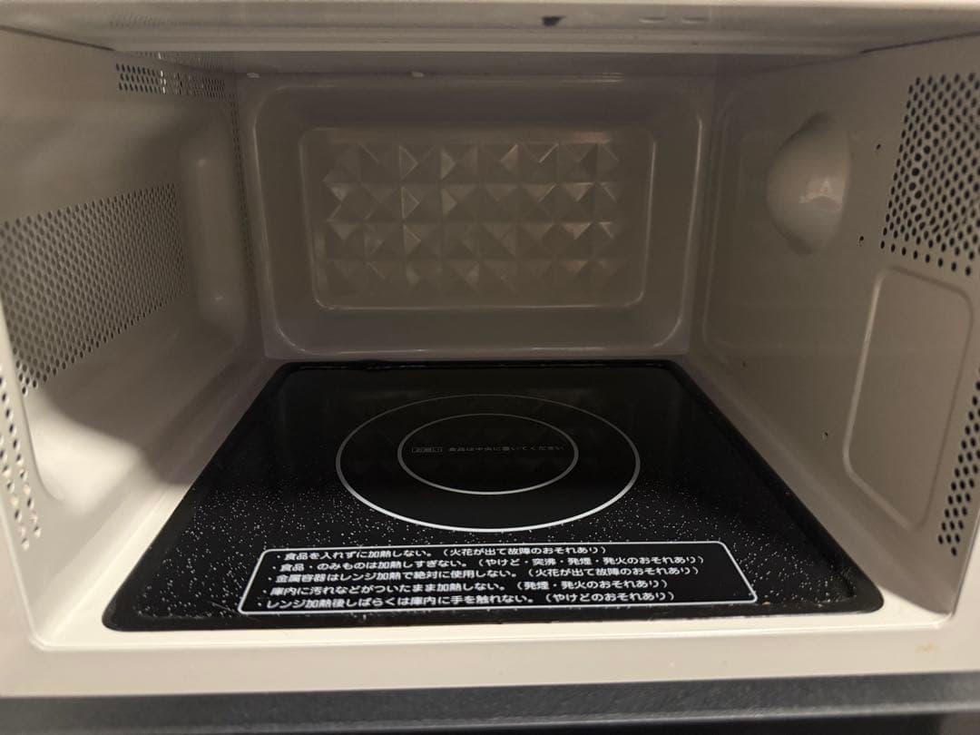 [美品]CFM-CX18Z ホワイト電子レンジ