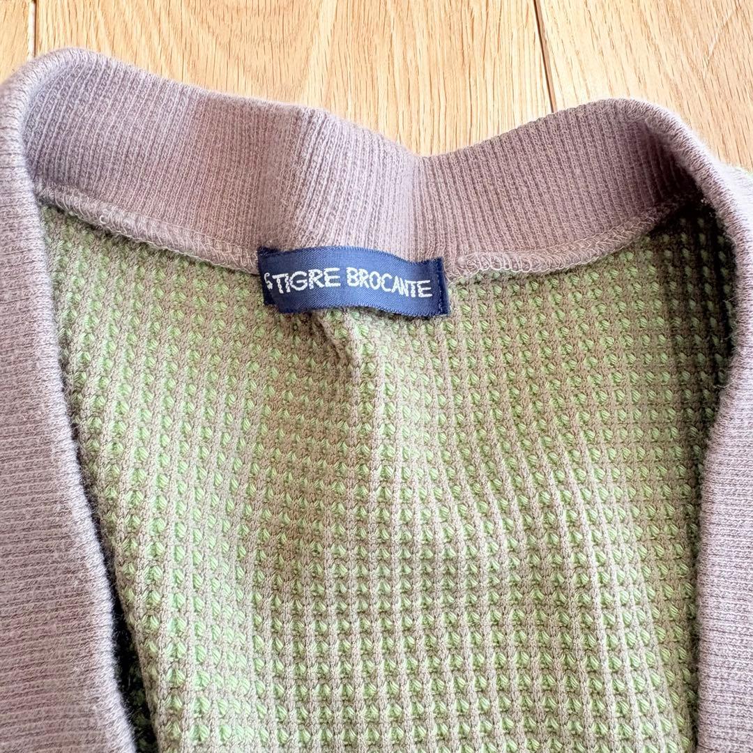 【お値下げ中】TIGRE BROCANTE 綿ニットカーディガン