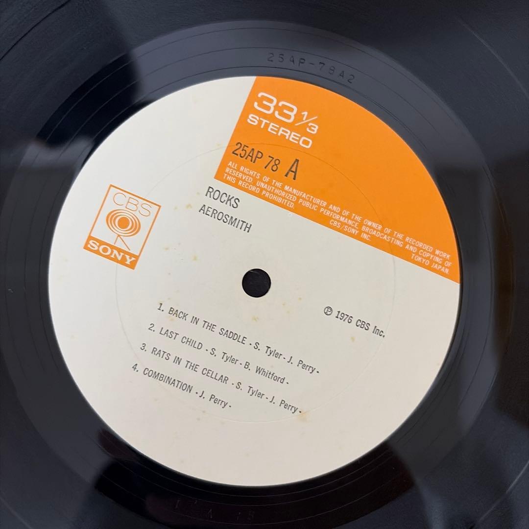 帯付レコード2枚セットROCKS / LIVE BOOTLEGエアロスミス LP