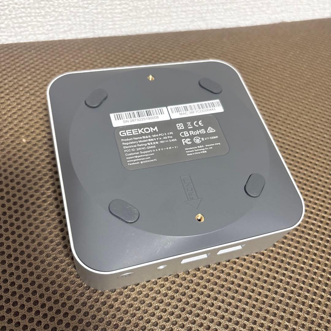 GEEKOM A5 PRO ミニPC R5-7430U 16GB 512GB