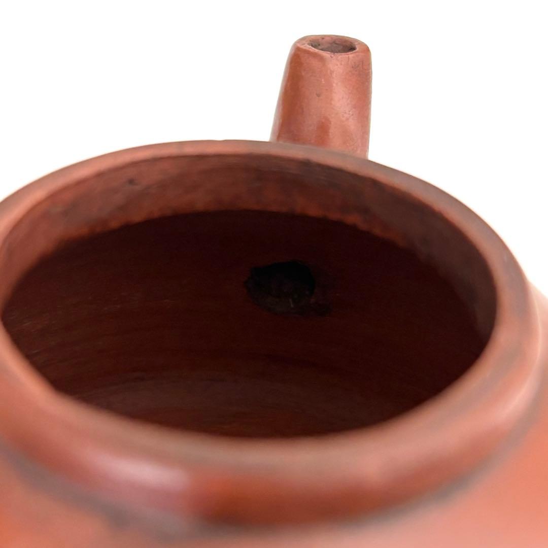 中国　朱泥茶器　急須　孟臣　紫砂壺
