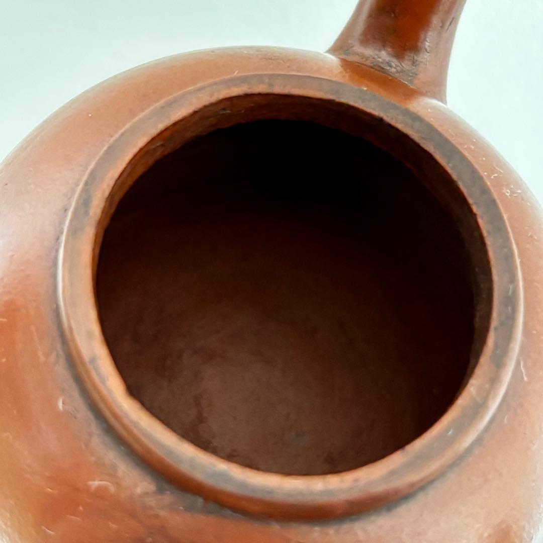 中国　朱泥茶器　急須　孟臣　紫砂壺
