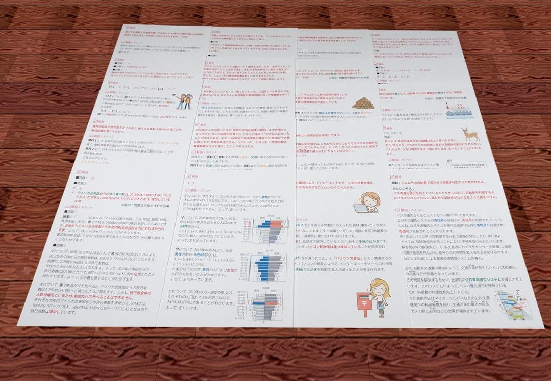 お買い得３点セット！適性検査 社会・資料分析問題がよくわかる過去問解説カード