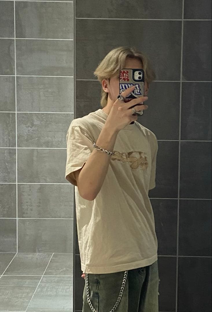 ideaswam tシャツ　貴重　ベージュ