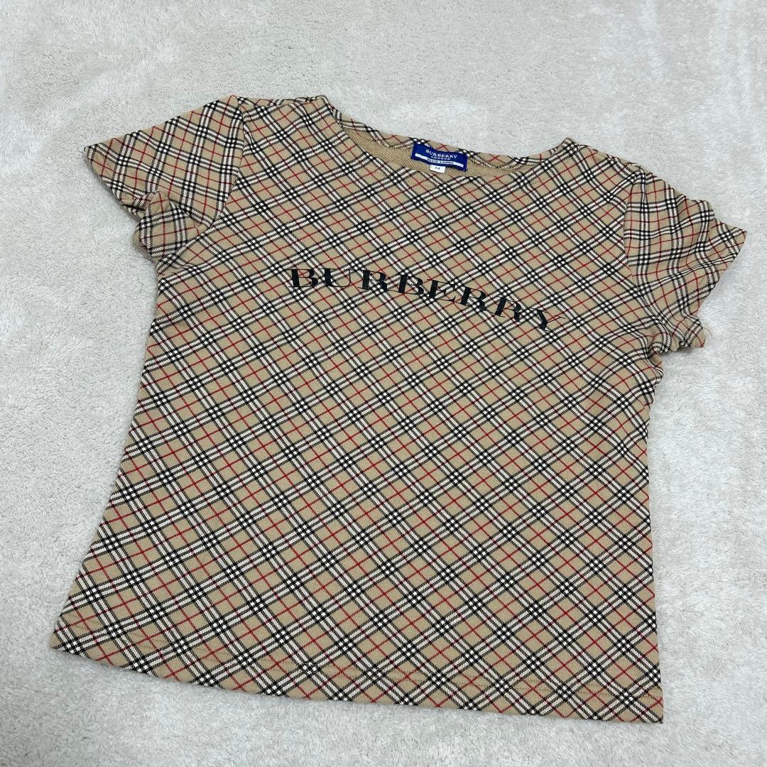 ♦︎新品同様♦︎BURBERRY BLUE LABEL♦︎チェック柄 半袖Tシャツ