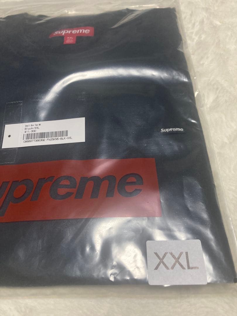 25AW 新品 XXL シュプリームスモール ボックス Tシャツ 黒