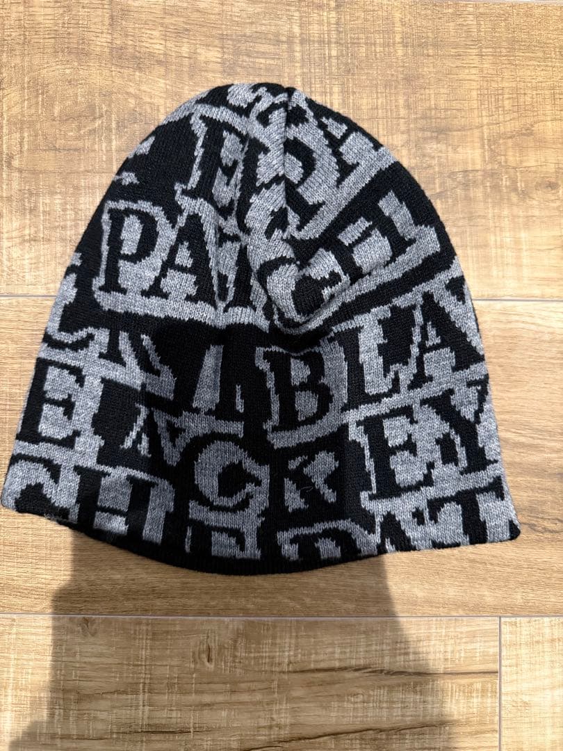 帽子 OG LABEL COVERED SINGLE BEANIE BLACK