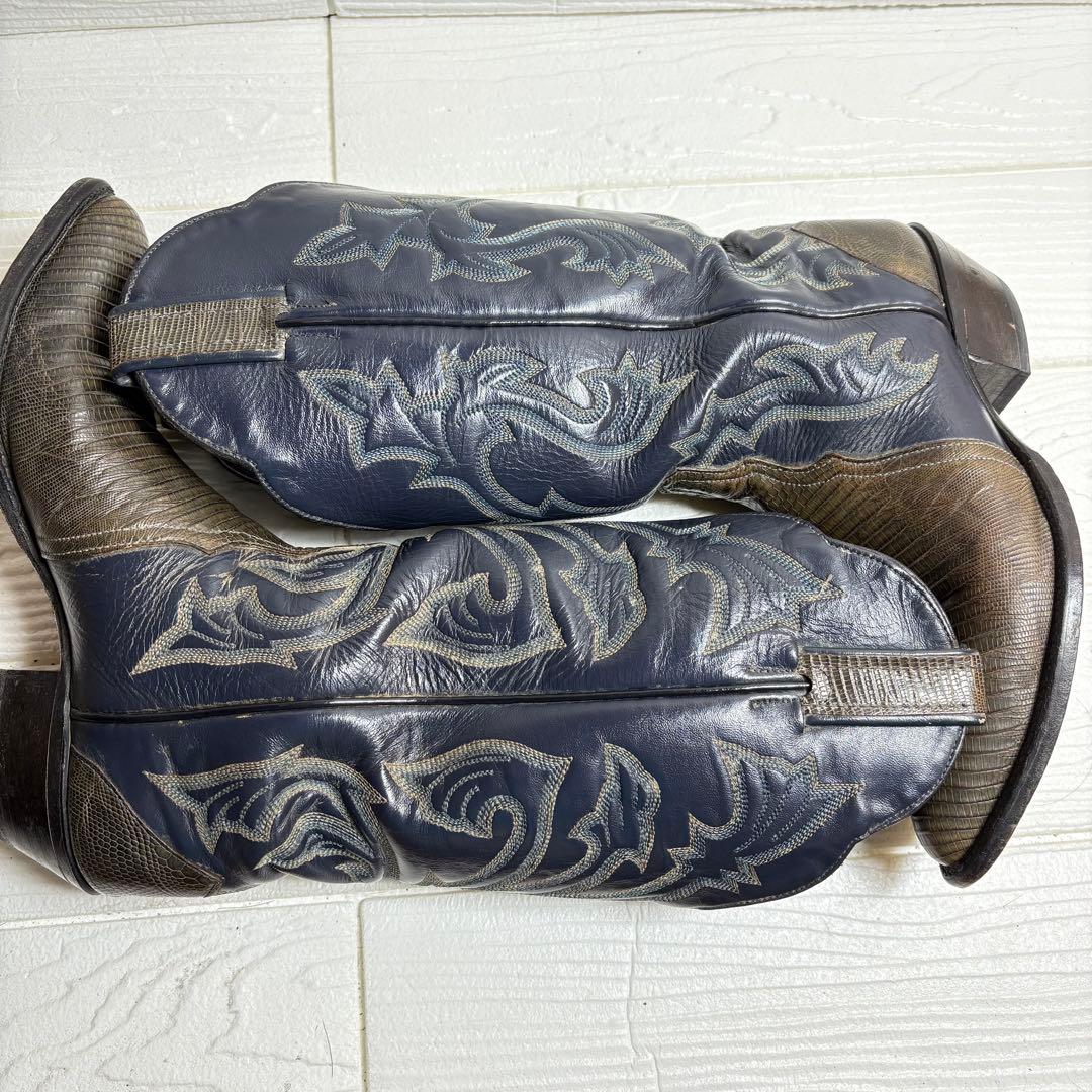 ✨TONY LAMA✨ ウエスタンブーツ リザード ウエスタンステッチ 希少品7