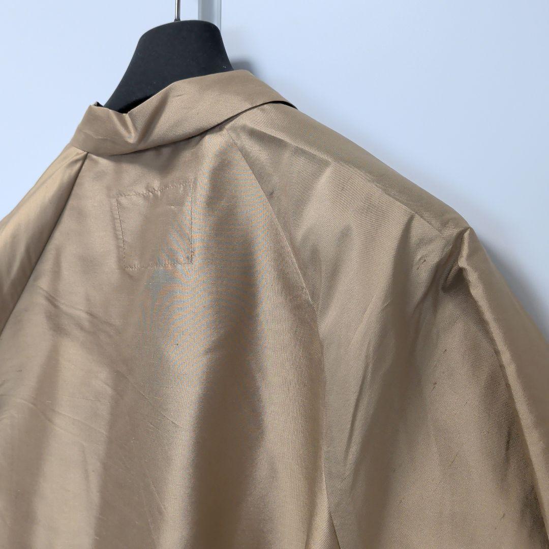 CAMIEL FORTGENS シルク フットボールシャツ M ベージュ 美品