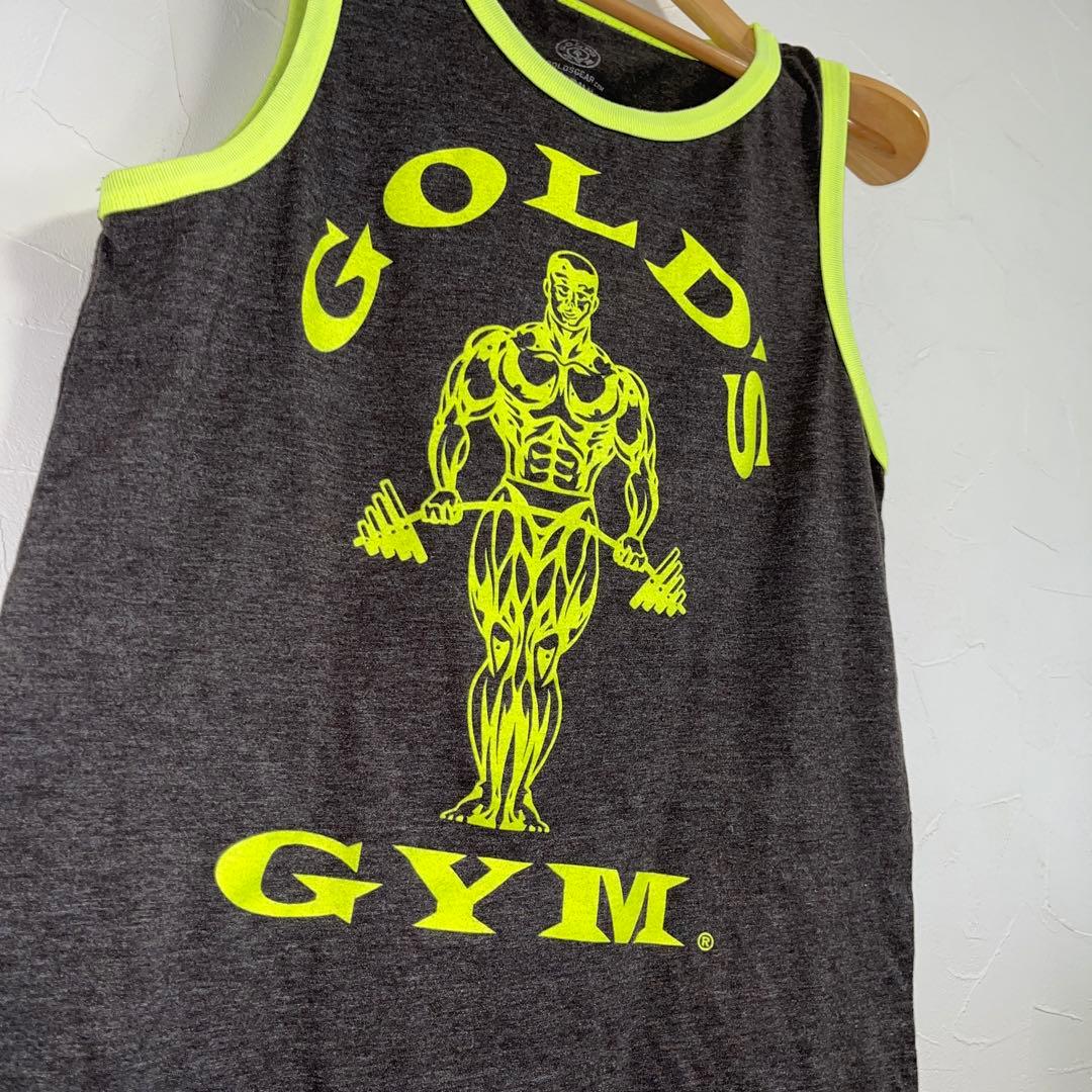 ゴールドジム　GOLD'S GYM リンガータンクトップ M グレー