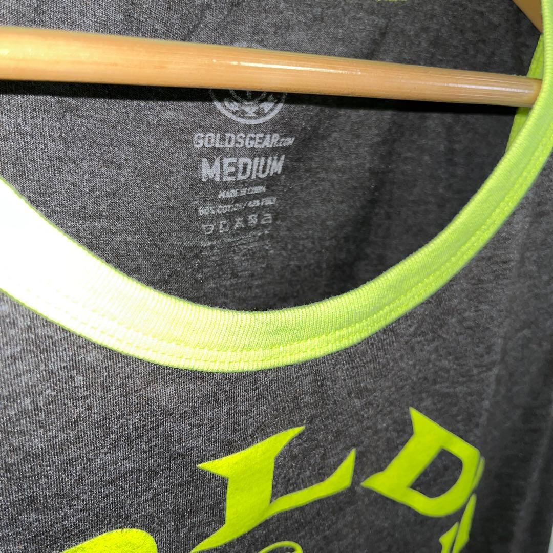 ゴールドジム　GOLD'S GYM リンガータンクトップ M グレー