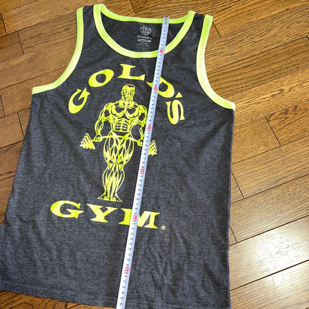ゴールドジム　GOLD'S GYM リンガータンクトップ M グレー