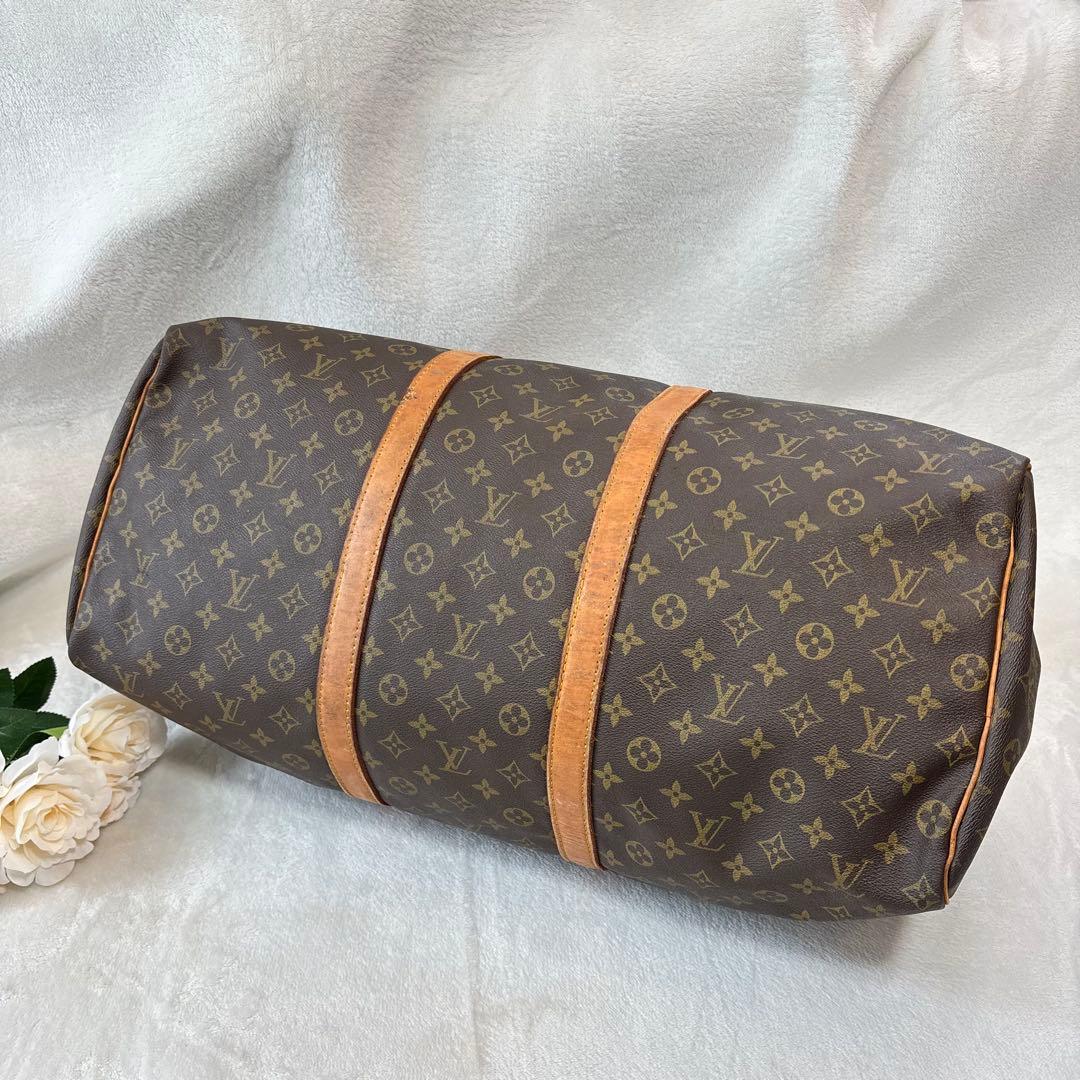 【希少✨】ルイヴィトン　ボストンバッグ　キーポル55レザー　モノグラム