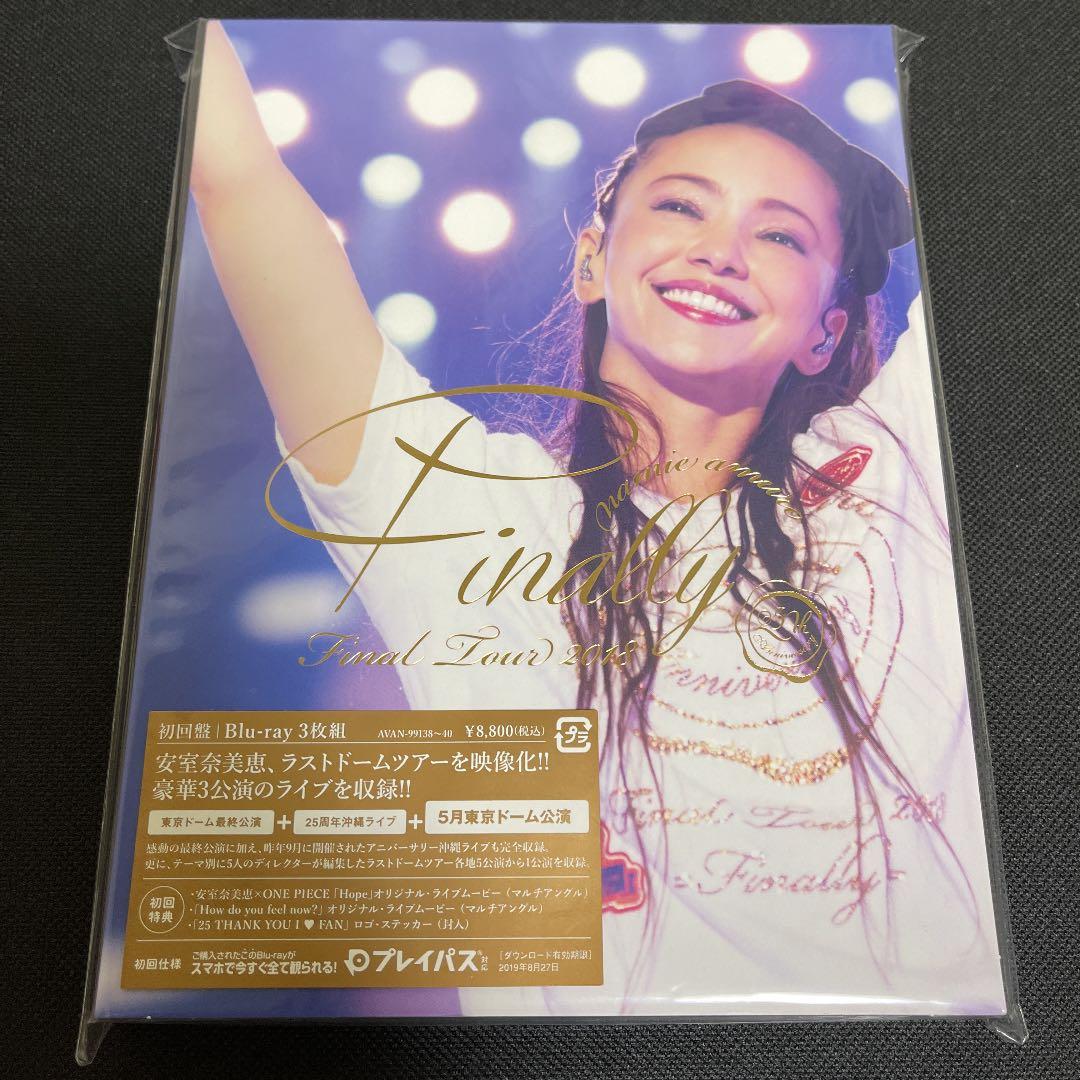 《新品》安室奈美恵 Finally 初回盤Blu-ray＋マスクケース＋ワッペン