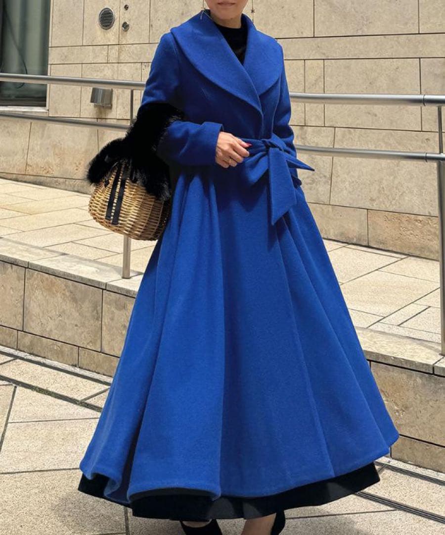 新品未使用タグ付き♡人気完売商品♡日本製JENNEウールドレスコート♡ジェンヌ