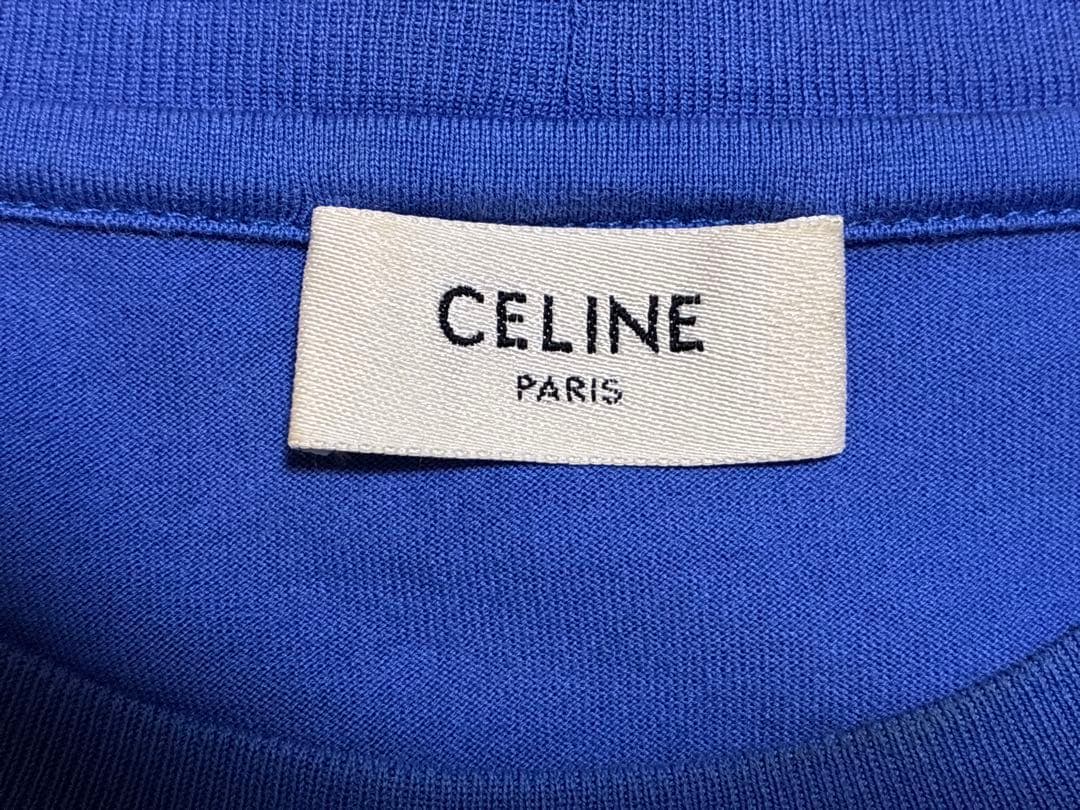 【Iceland】セリーヌ CELINE ロゴT クルーネック 半袖 L