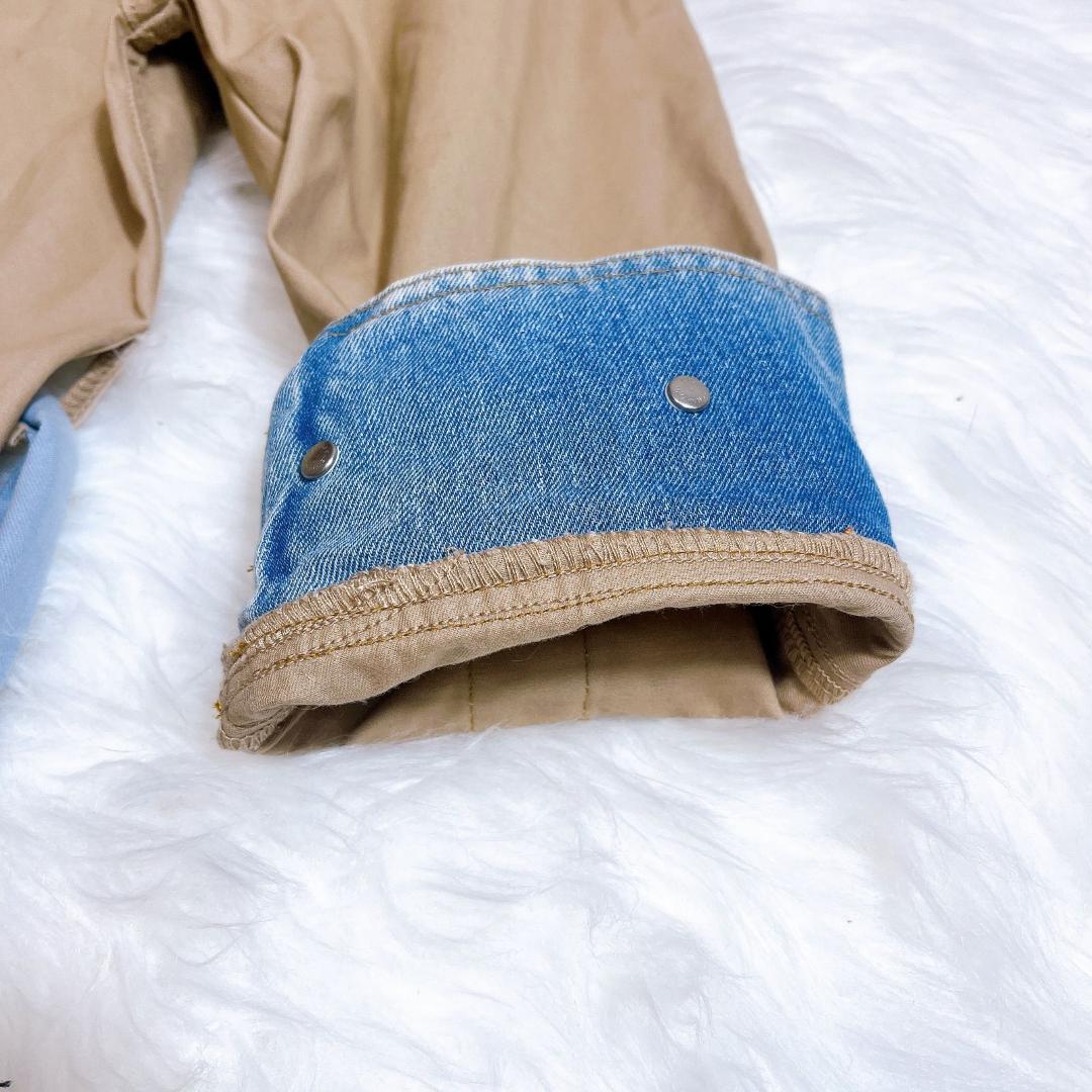 アメリ　DENIM BALMACAAN COAT ステンカラーコート