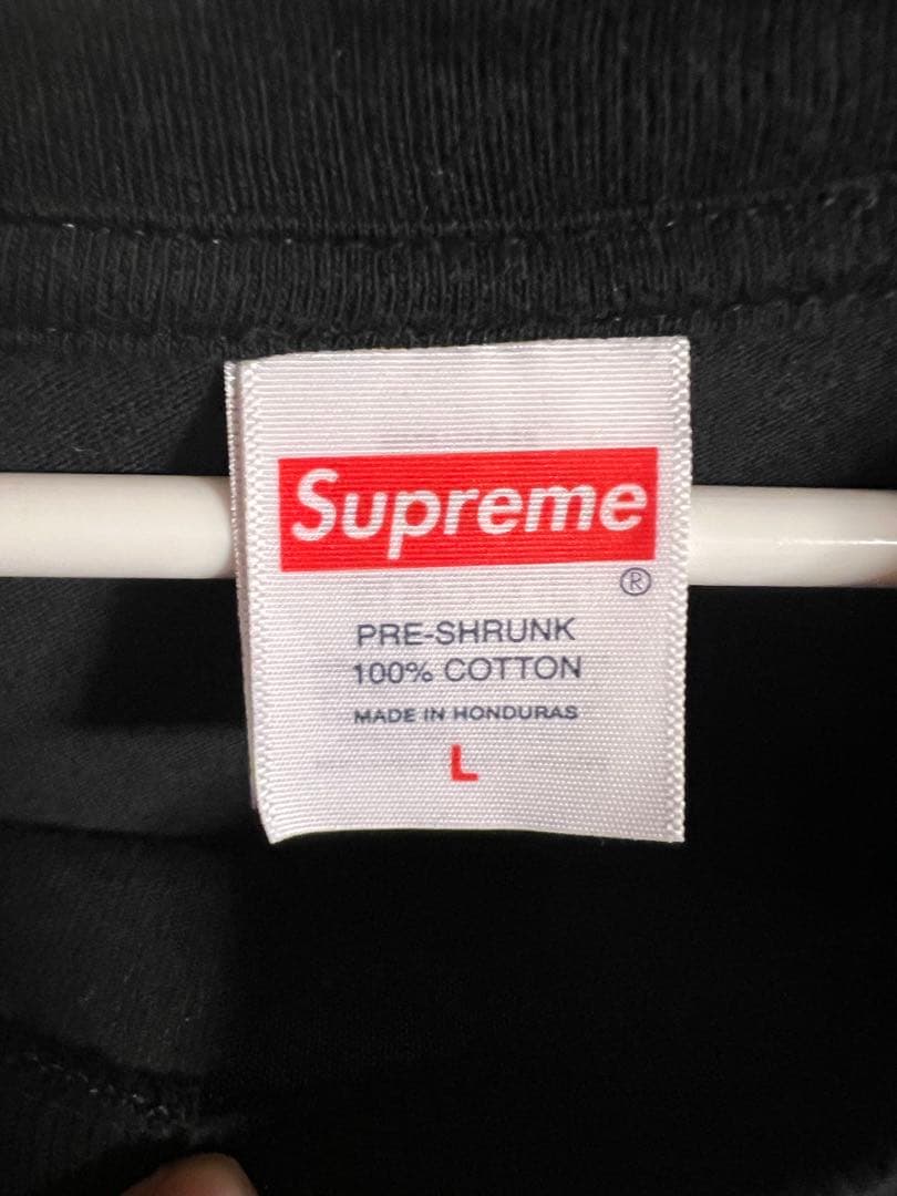 り*ん様 Supreme 黒色 Tシャツ Lサイズ エロt