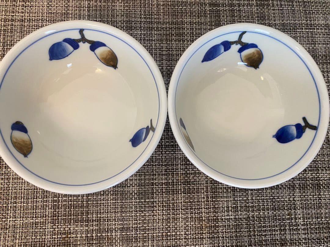 新品　深川製磁　どんぐり　小丼ぶり　小鉢　２個セット　有田焼