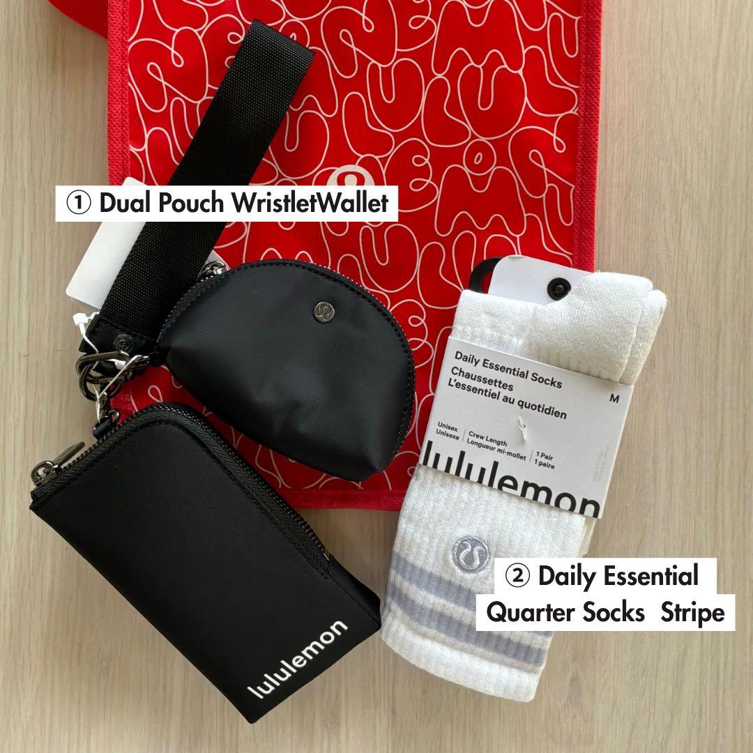 Lululemon ポーチ＆靴下2点セット Shopバッグ付き
