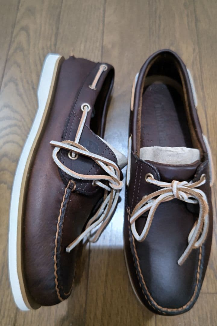 Timberland デッキシューズ レザー茶27.5cm【新品未使用】