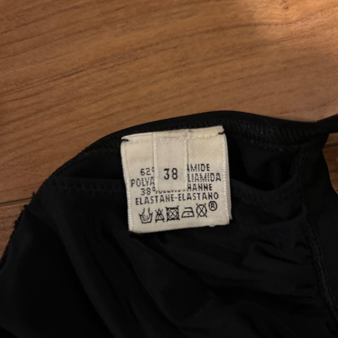 ブラック三角ビキニ 38サイズ　エルメス　本物　正規品