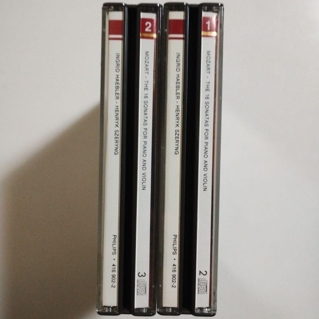 モーツァルト　ヴァイオリン・ソナタ集　シェリング　&　ヘブラー　CD5枚