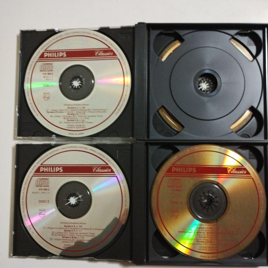 モーツァルト　ヴァイオリン・ソナタ集　シェリング　&　ヘブラー　CD5枚