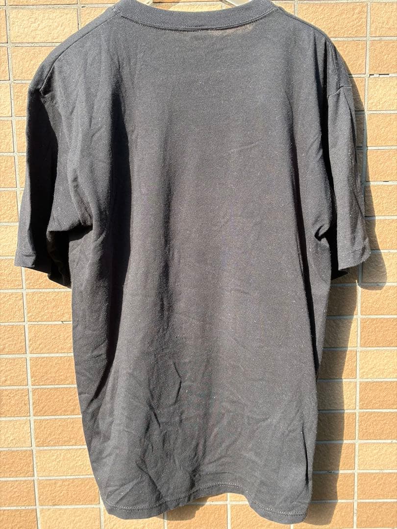 80s USA製 Velva Sheen ミッキーT XL 黒