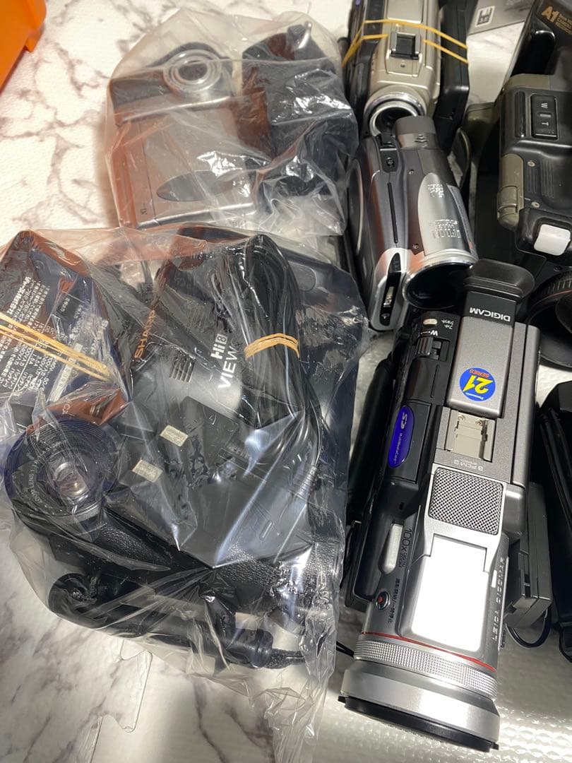 ビデオカメラセット まとめ売り 24個 動作未確認 Sony Panasonic
