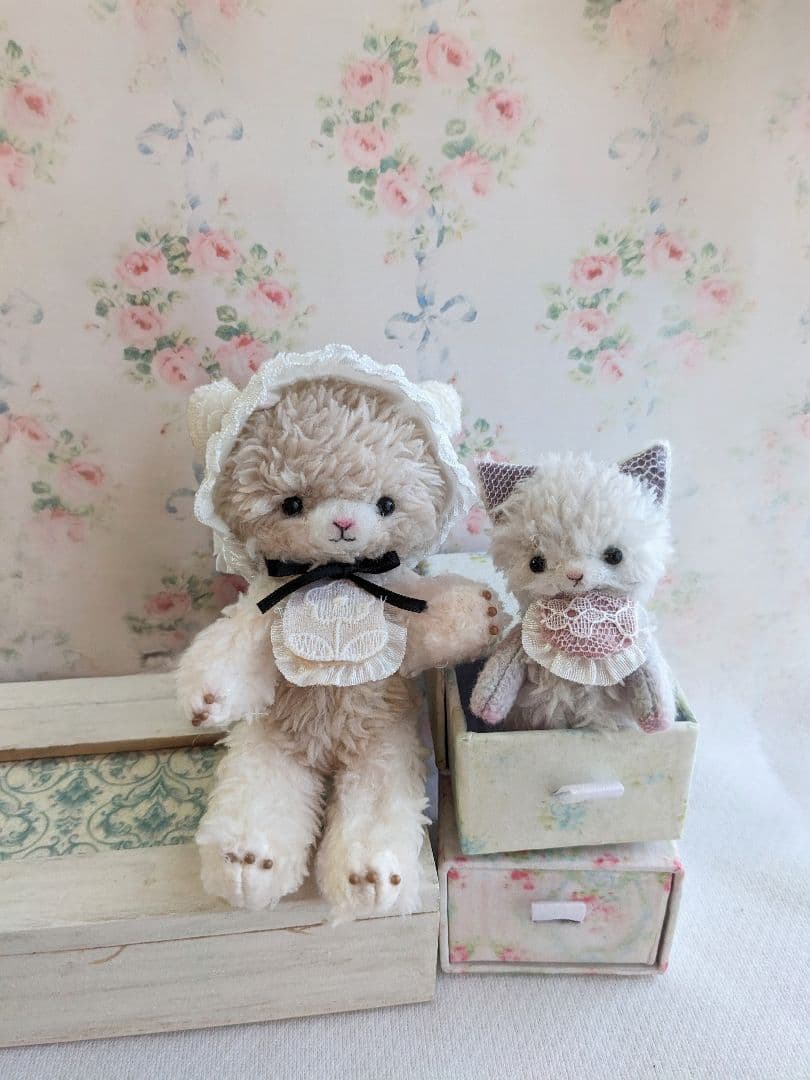 Handmade　テディベア　ほわほわくまちゃん♡ Doll