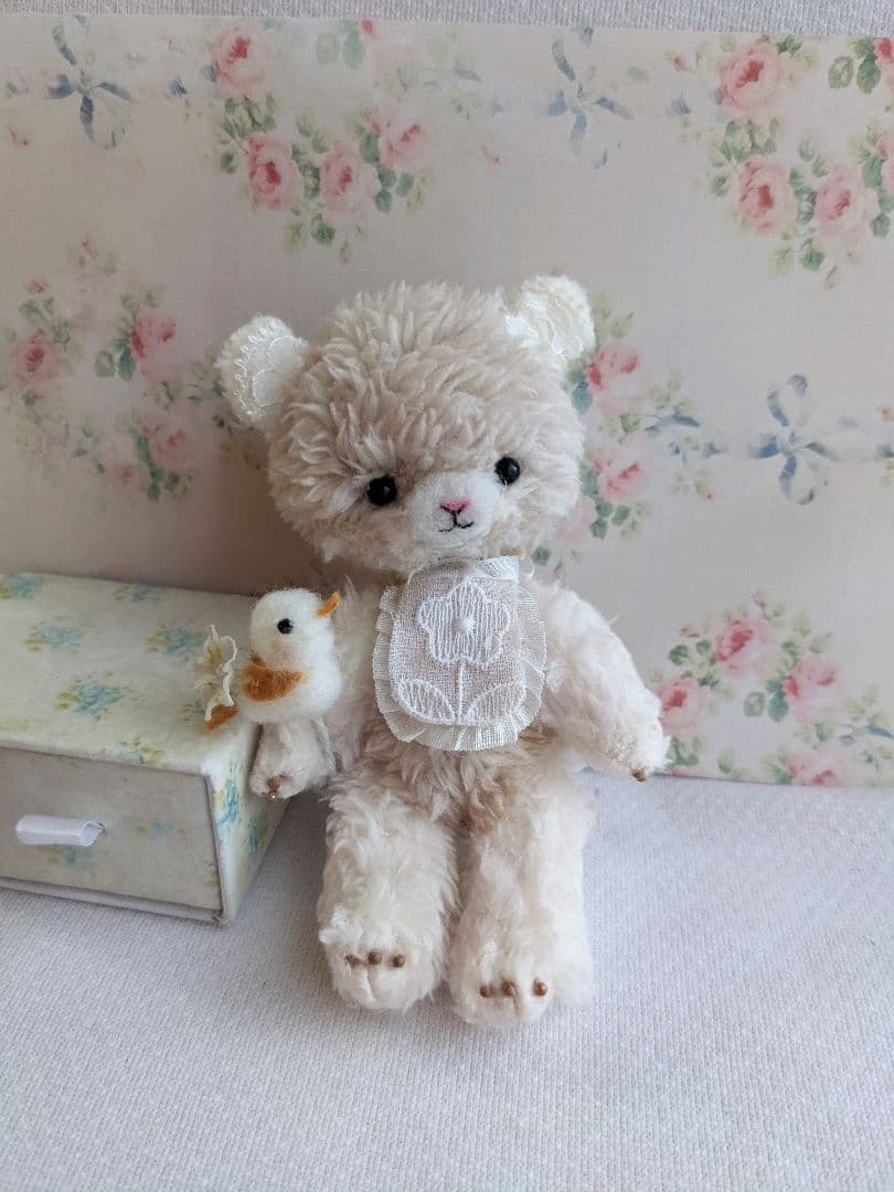 Handmade　テディベア　ほわほわくまちゃん♡ Doll