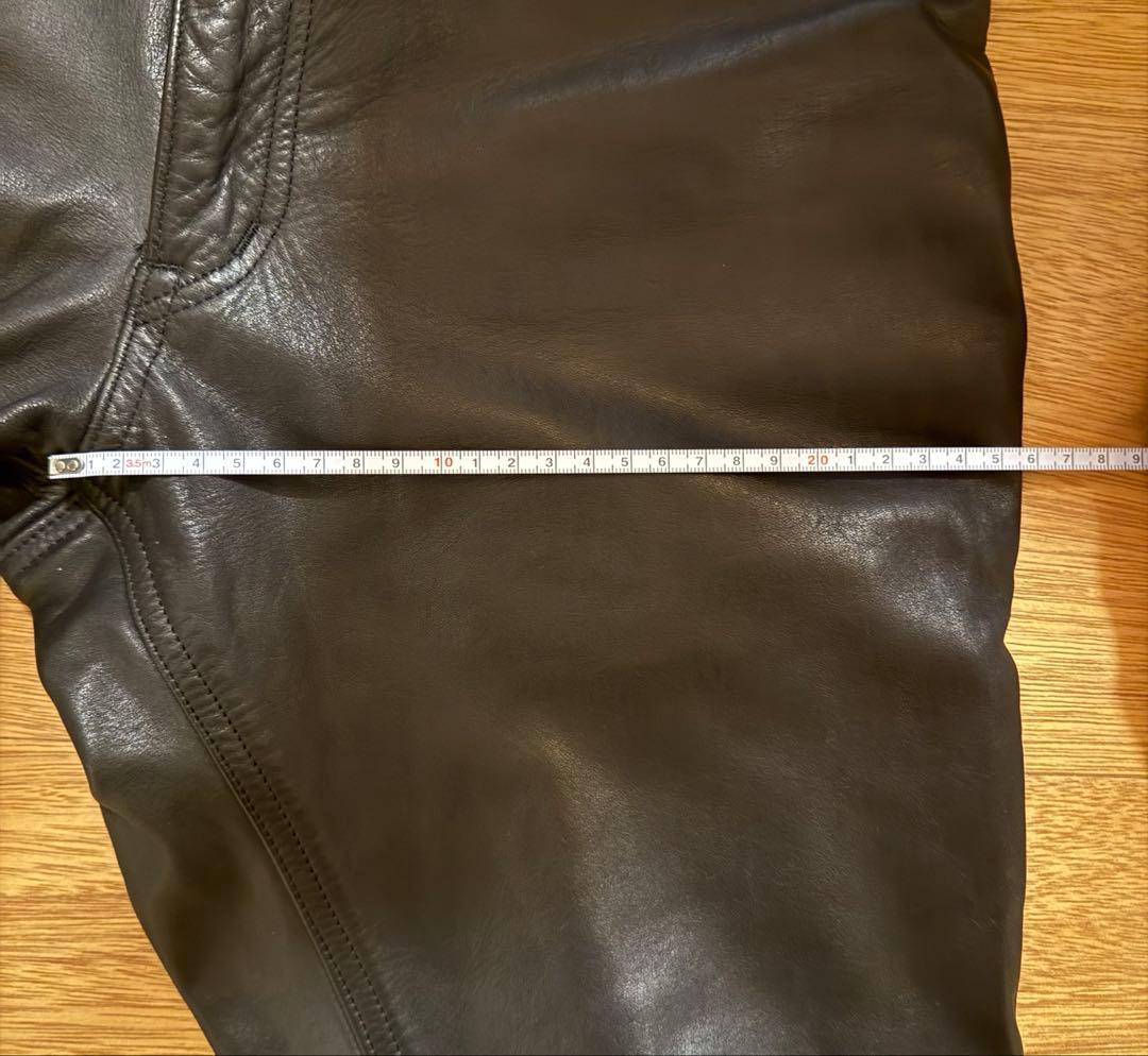 nonnative ノンネイティブ カウレザー パンツ 革
