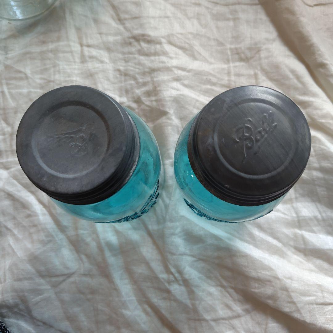 アンティーク ボールジャー メイソンジャー Ball jar 瓶　2本