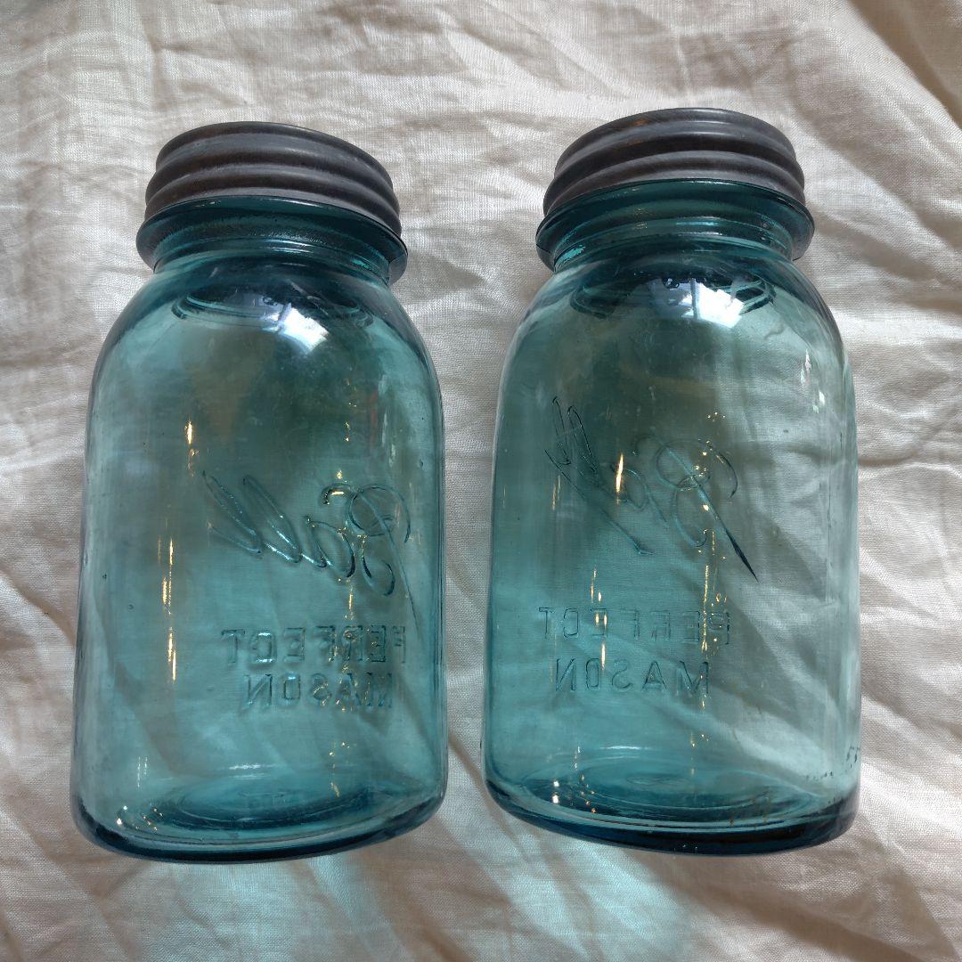 アンティーク ボールジャー メイソンジャー Ball jar 瓶　2本