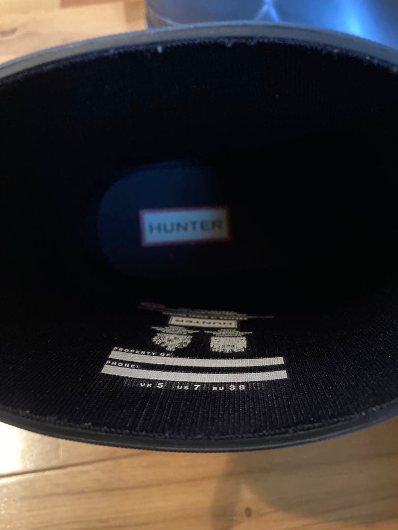 【優良品SALE】　HUNTER ブラック ショートブーツ