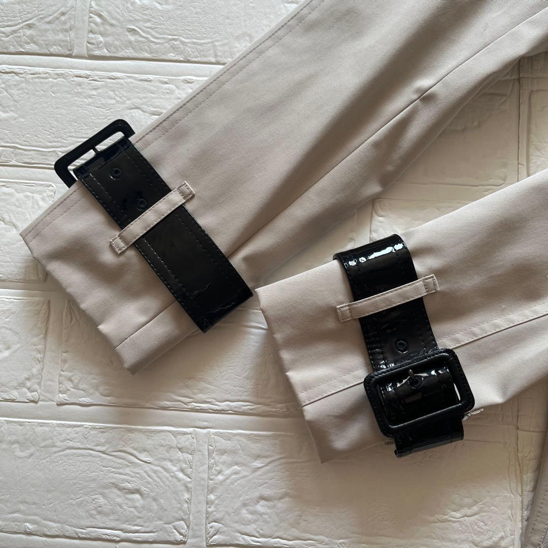 【極美品・希少】《バーバリー ロンドン》異素材ミックス トレンチコート