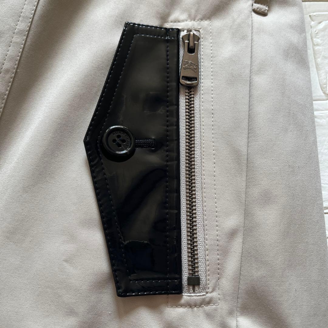 【極美品・希少】《バーバリー ロンドン》異素材ミックス トレンチコート