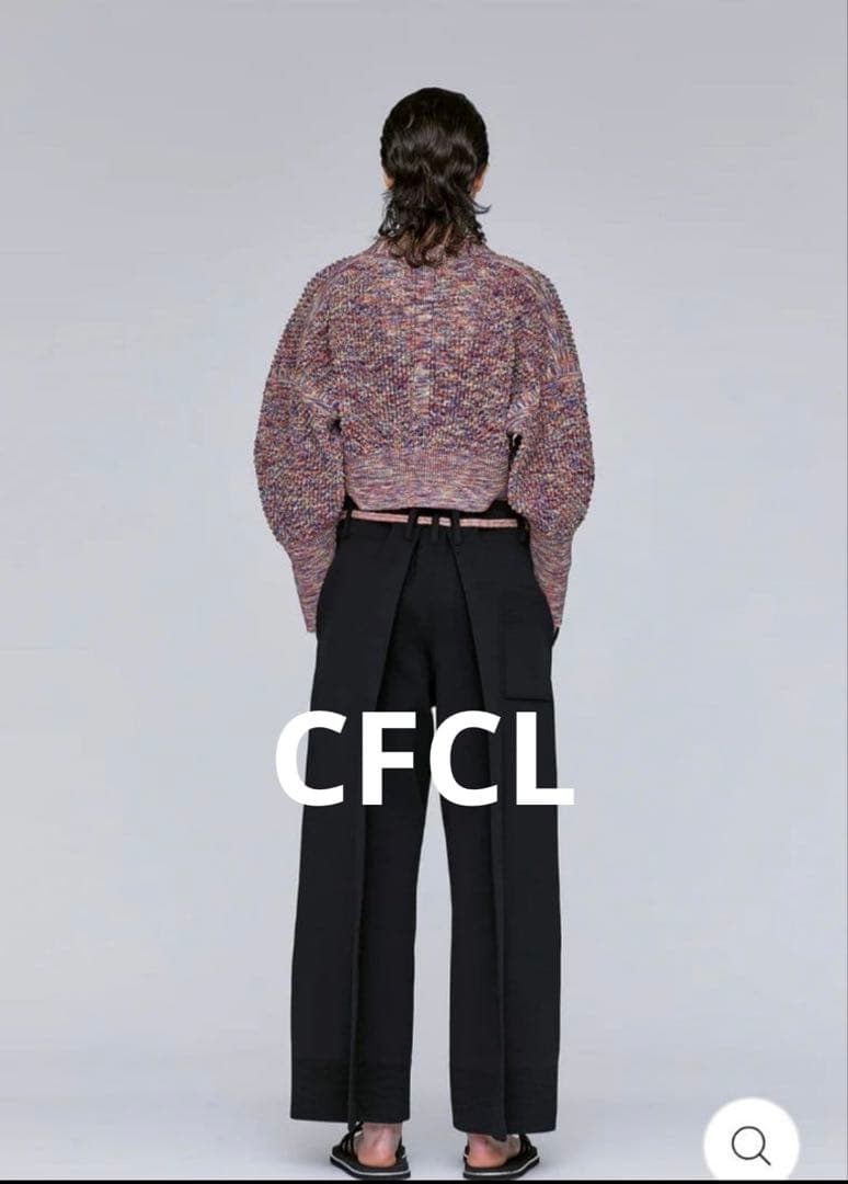 CFCL トップス ショート丈カーディガン カラフル 春ニット ボレロ　完売